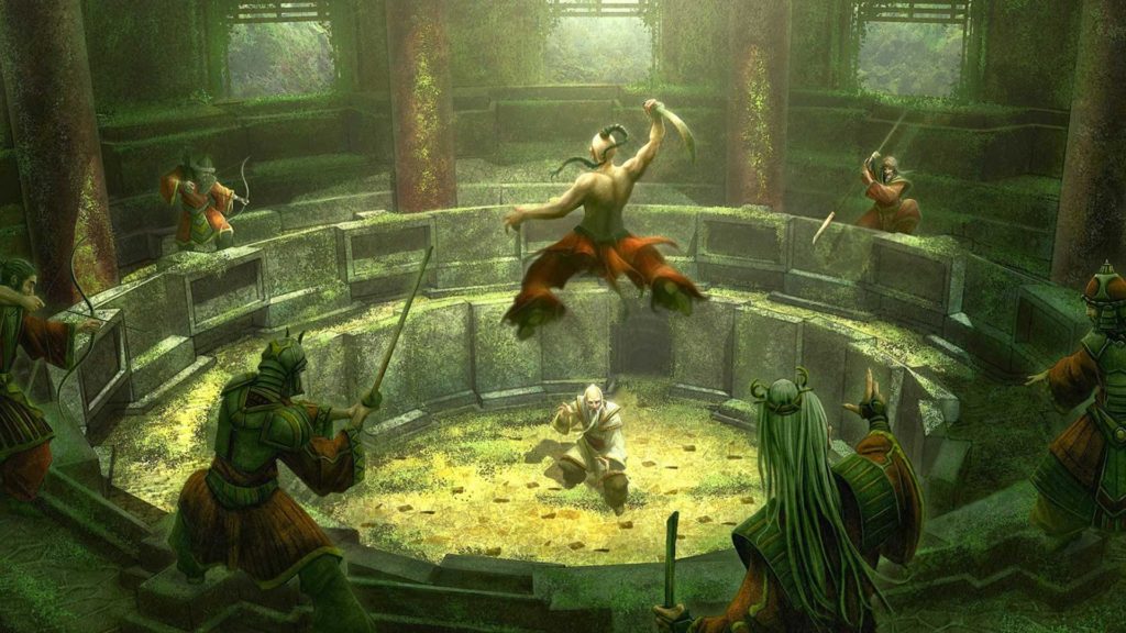 Jeu de rôle, combat d'arène