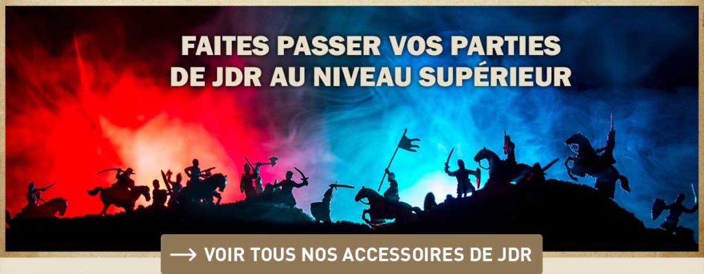 Promotion d'accessoires de jeu de rôle - Le rôliste