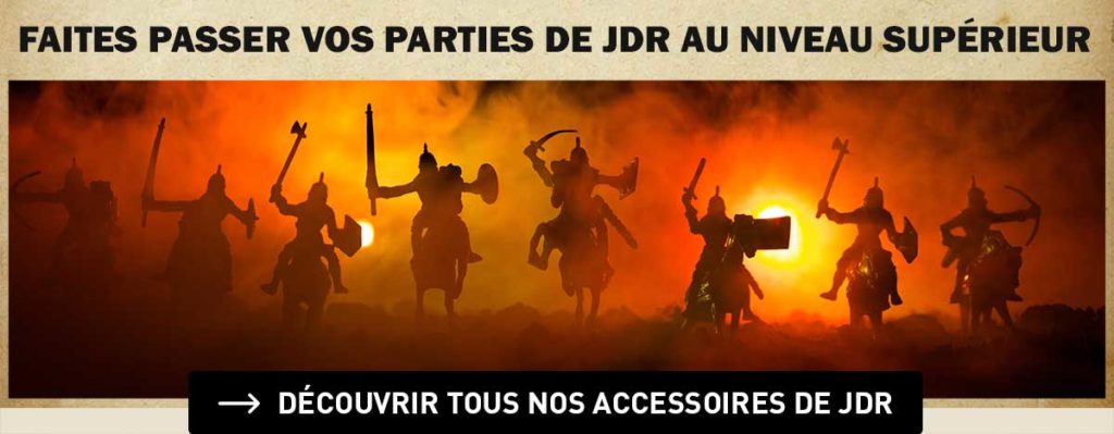 Promotion d'accessoires de jeu de rôle - Le rôliste