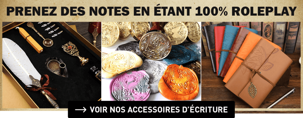 Le rôliste - Accessoires pour prendre des notes