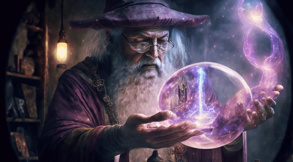 illustration magicien