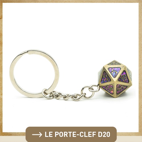 Porte-clef D20