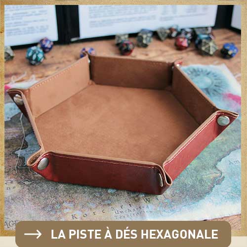 Piste à dés hexagonale