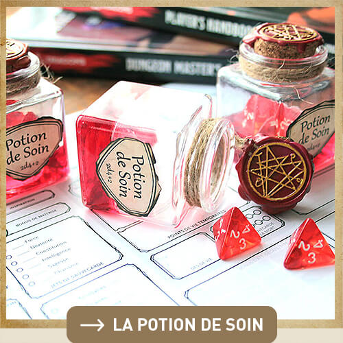 Potion de soin en flacon