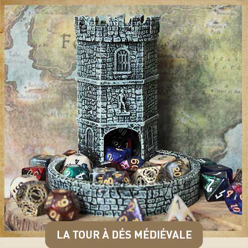 Tour à dés de JDR